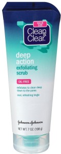 Clean and clear deep deals action exfoliating scrub