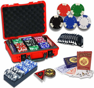 Bicycle poker deals chip set