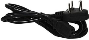 Hybite Computer Power Cable 1.25 m Power Cord(Compatible with HPLenovo, Sony Vaio, Toshiba,, dell,LG, Black)