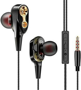 UnV 4D Deep Bass Stereo Headset with Mic for All Smartphones Wired