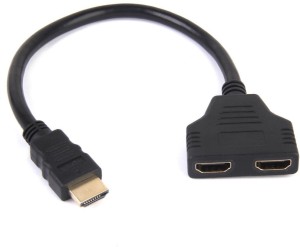 Tobo Hdmi Male To Dual Hdmi Female 1 To 2 Way Splitter (Pack Of-10) -  Td-441H