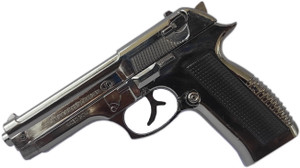 NSV Heavy Metal Gun Pistol shaped with Barrel Pull Back System