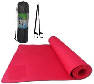 effingo EVA 6MM Yoga Mat with Carry Bag Strap for Exercise and