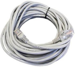 Rolgo1 RJ45 cat6 Ethernet Patch Cable LAN Cable Network Cable Cor 10m LAN Cable (Compatible with Computer, White, One Cable) 10 m LAN Cable(Compatible with Computer, Laptop, White)