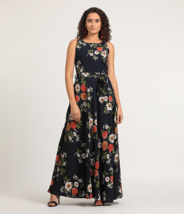 Tokyo Talkies Women Maxi Multicolor Dress Buy Tokyo Talkies
