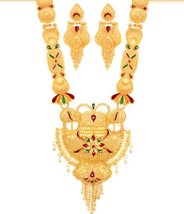 Mansiyaorange alloy outlet jewel set
