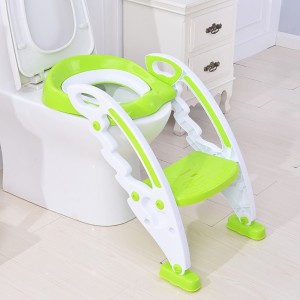 LITTLE Pumpkin Classic Step Stool Ladder for Kids Potty or Toilet Training Seat with Adjustable and Non Skid Legs Potty Seat
