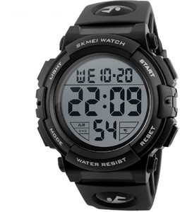 Digital watch with big numbers hotsell