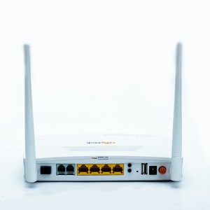 Syrotech EPON Optical Network Unit with 1 GE port, 3 FE Port, 2POTS and WiFi 1200 Mbps Router(White, Single Band)