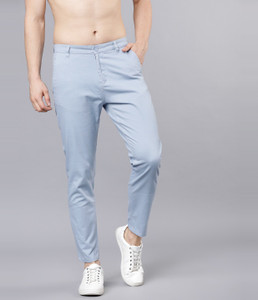 Textured Formal Trousers In Light Grey B91 Street