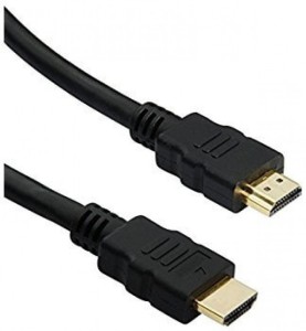 ABG tech 1.5 mtr High speed gold plated HDMI cable male to male for T.V , laptop, computer, projector etc Black in color 1.5 m HDMI Cable(Compatible with laptop, computer, Black)