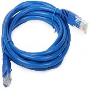 Rolgo1 CAT5 RJ45 LAN Ethernet Network Patch Cable 3M LAN Cable 3 m LAN Cable(Compatible with PC, Laptop, Blue)