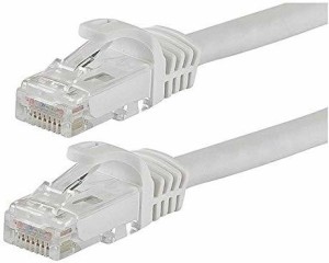Rolgo1 RJ45 cat6 Ethernet Patch Cable LAN Cable Network Cable Cord 15 m LAN Cable (Compatible with Computer, Laptop, White, One Cable) 15 m LAN Cable(Compatible with Computer, Laptop, White)