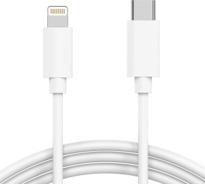 DawnRays 18W USB-C To Lightning Charging Cable 1M Sync Lightning cable Super Fast Phone charging Cable For Phone 8/8 plus/10 /XR/XS MAX/XS/11/11 PRO MAX/11 PRO 1 m Power Cord(Compatible with iPhone 8/8 +/10 /XR/XS MAX/XS/11/11 PRO MAX/11 PRO, White, One Cable)