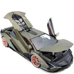 SWEINT Lamborghini Sian FKP 37 Green Metallic with Copper Wheels 1