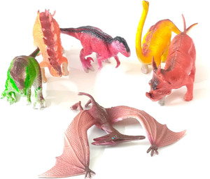 ClueSteps The Animal Kingdom Dinosaurs Animal Figures 6 Pieces
