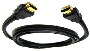 FEDUS High-Speed Gold Plated Connectors, 1.5Meter HDMI Cable (Compatible with Mobile, Laptop, Tablet, Mp3, Gaming Device) 1.5 m HDMI Cable(Compatible with Laptop, Computer, LCD TV, Black, One Cable)