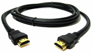 FEDUS HDMI 1.5Meter HDMI Cable  (Compatible with Mobile, Laptop, Tablet, Mp3, Gaming Device, Black, One Cable) 1.5 m HDMI Cable(Compatible with Laptop, Computer, LCD TV, Black, One Cable)