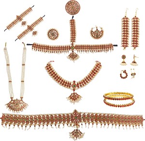 bharatanatyam jewellery Brass