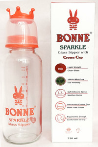 BONNE Glass Bottle 125 ml Glass baby bottles online in india