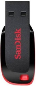 SanDisk Cruzer Blade (Pendrive) 128 Pen Drive(Black, Red)
