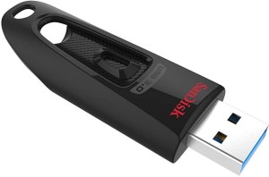 SanDisk 128 gb Fast transfer speeds up to 100mbps Pendrive 128 Pen Drive(Black)