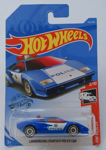 HOT WHEELS Lamborghini Countach Police Car Lamborghini Countach