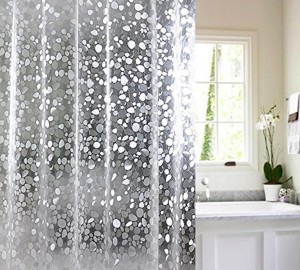 HALOViE Shower Curtain Extra Long Blue Waterproof Mildew Resistant Bath Curtain for Bathroom 180 x 180 cm 71 x 71 Inch 