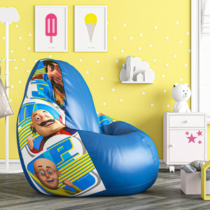 Motu Patlu XXL Tear Drop Bean Bag Cover Without Beans Price in