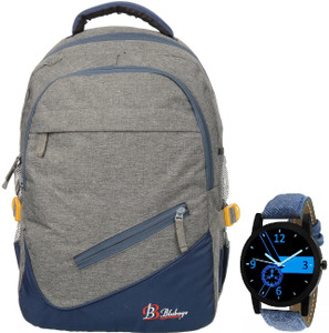 Flipkart blubags Bag 30 liters Grey Color School College