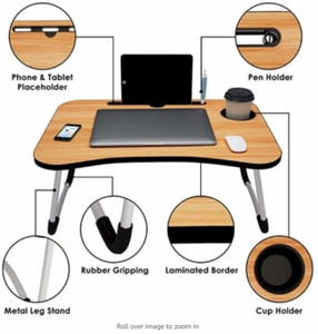 NGI STORE Wood Portable Laptop Table Price in India Buy NGI