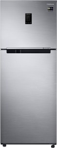 Samsung 386 L Frost Free Double Door 2 Star (2020) Convertible Refrigerator(Refined Inox, RT39T5C38S9/TL)