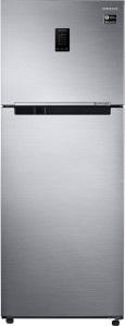 Samsung 386 L Frost Free Double Door 2 Star (2020) Convertible Refrigerator(Refined Inox, RT42T5C38S9/TL)