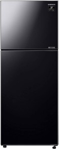 Samsung 394 L Frost Free Double Door 2 Star (2020) Convertible Refrigerator(Black, RT39T50382C/TL)