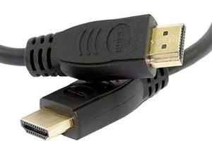 Techy-Tech HDMI Cable Gold Plated HD Ready 4K for LED TV, pc,Laptop 1.5 m HDMI Cable  (Compatible with Laptop,PC, Black) (5 Meter) 5 m HDMI Cable(Compatible with Computer, Laptop, Projector, Black)