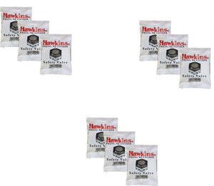 Hawkins Pressure Cooker Safety Valve 1.5 to 14 Liter pack of 9
