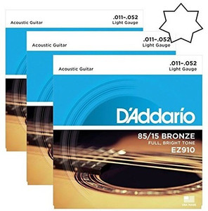D ADDARIO Acoustic EZ910 3D Guitar String Price in India Buy D