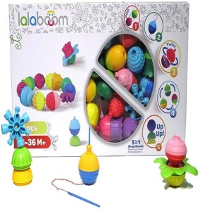Lalaboom Baby Toddler Toys (Beads and Accessories) 36 Pcs Price in