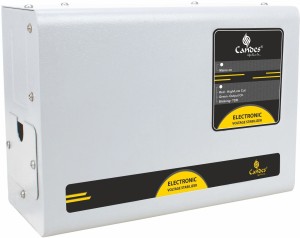 Candes Crystal-5150 5KVA for 2 Ton / 2.2 Ton AC (150V to 285V)(Silver)