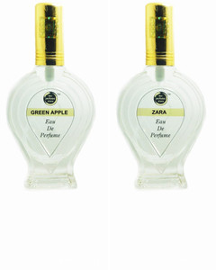 Buy The perfume Store GREEN APPLE ZARA Regular pack of 2 Perfume
