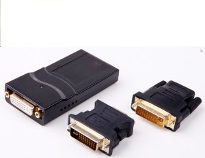 LipiWorld USB 2.0 UGA Multi Display Adapter USB 2.0 UGA to VGA DVI HDMI Graphics Converter, Support Upto 1920 * 1080 USB Adapter(Black)