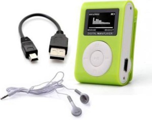 UPROKT Digital MP3 Player Audio Music Player LED Screen with Great Sound earphone 32 32 GB MP4 Player(Green, 2.4 Display)