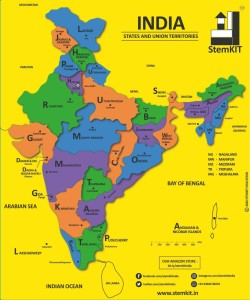 List of Indian States and Capitals with Map, Union Territories