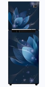 Samsung 253 L Frost Free Double Door 2 Star (2020) Convertible Refrigerator(Saffron Blue, RT28T3032U8/NL)