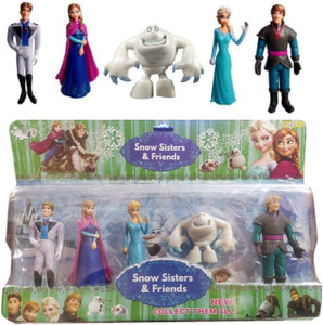 HALO NATION Frozen Snow Princess Doll Friendship Collection 6Pc