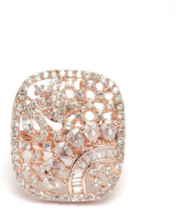 JEWELS GURU JEWELS GURU Stylish American Diamond Geometric Shape Ring Alloy Cubic Zirconia Gold Plated Ring Price in India Buy JEWELS GURU JEWELS GURU Stylish American Diamond Geometric Shape Ring All...