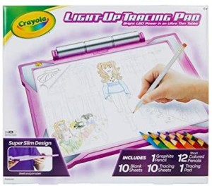 Crayola Light Up Tracing Pad Pink, AMZ Exclusive, At Home Kids
