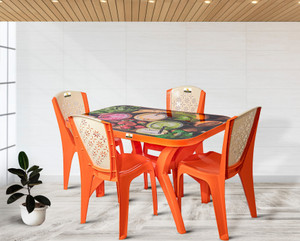 Dining table outlet 4 seater plastic