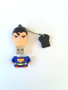 Rajkavi Superman pendrive 64gb dc comcis hero usb drive , flash drive 64 Pen Drive(Blue)