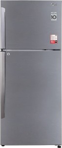 LG 437 L Frost Free Double Door 2 Star (2020) Convertible Refrigerator(Shiny Steel, GL-T432APZY)